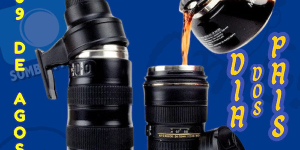 4 - Garrafa térmica Lente Nikon servindo